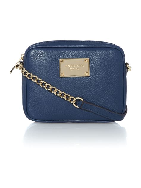 michael kors tote navy blue|michael kors blue crossbody bag.